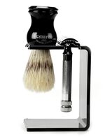4 Piece Shave Set with Boar Bristle Brush